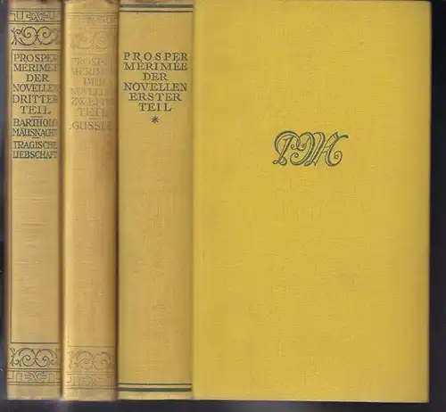 MÉRIMÉE, Novellen. 1925