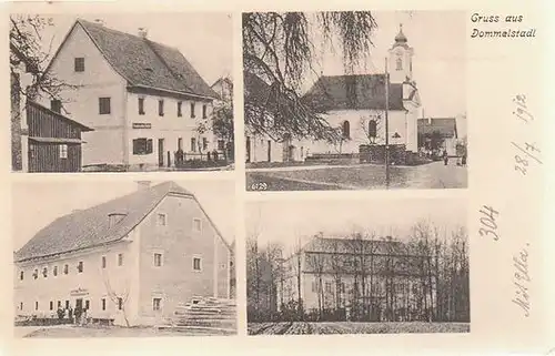 Gruss aus Dommelstadl. 1900