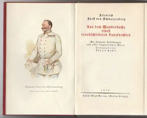SCHWARZENBERG, Aus dem Wanderbuche eines... 1928