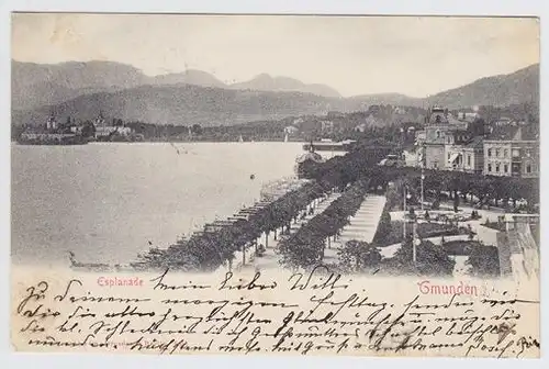 Gmunden. Esplanade. 1900