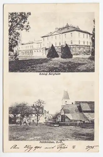 Feldkirchen, O.-Ö. Schloß Bergheim. 1900