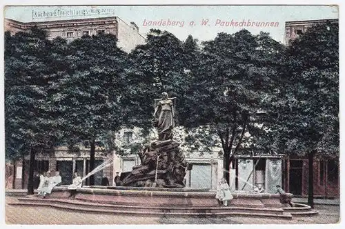 Landsberg a. W. Paukschbrunnen. 1900