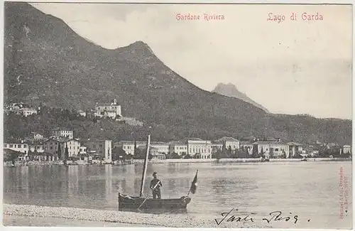 Lago di Garda. Gardone Riviera. 1880