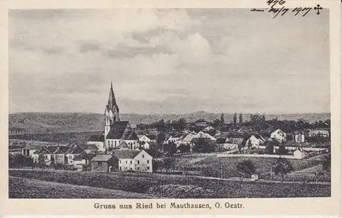 Gruss aus Ried bei Mauthausen, O. Oestr. 1900