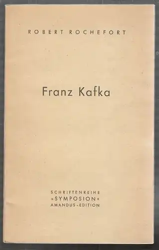 ROCHEFORT, Franz Kafka. 1948