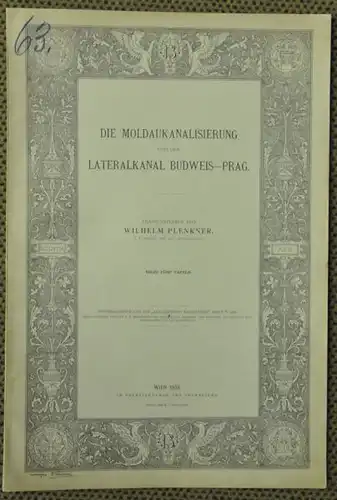 PLENKNER, Die Moldaukanalisierung und der... 1908