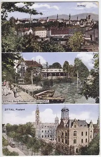 Zittau. Zittau, Burg-Restaurant mit... 1900