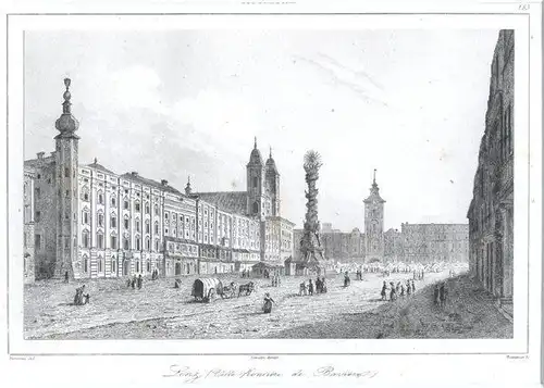 LINZ (Ville frontière de Bavière). 1838