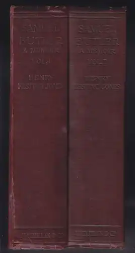 JONES, Samuel Butler. Author of Erewhon... 1919