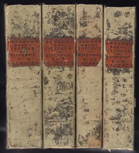 SCHMUTZ, Historisch Topographisches Lexicon von... 1822