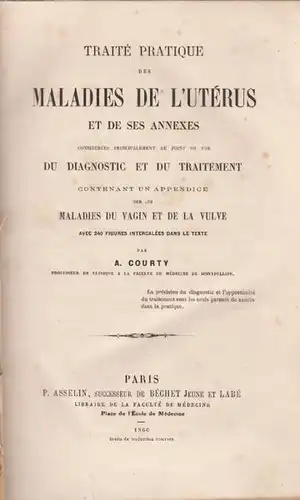 COURTY, Traité practique des Maladie de... 1866