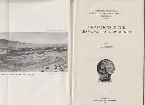 JEANCON, Excavations in the Chama Valley, New... 1923