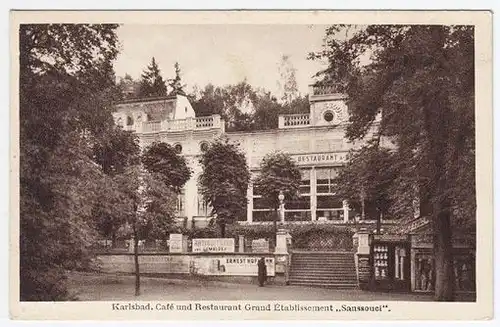 Karlsbad. Café und Restaurant Grand... 1910
