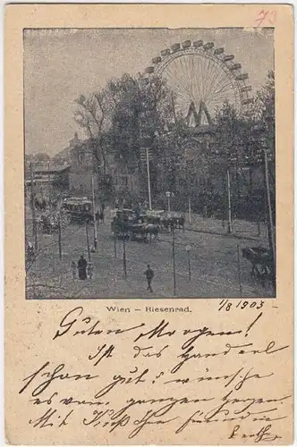 Wien - Riesenrad. 1900