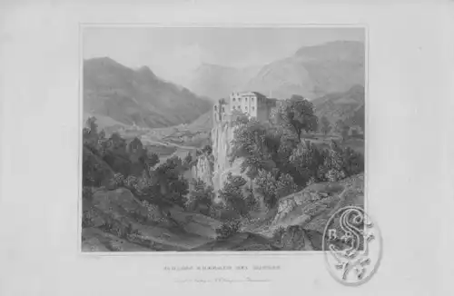 Schloss bei Kuebach. 1842
