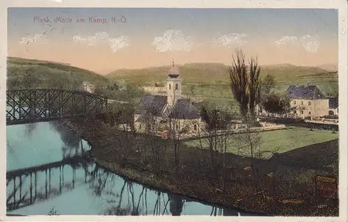 Plank, Motiv am Kamp, N.-Ö. 1900