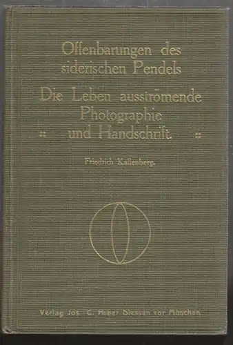 KALLENBERG, Offenbarungen des siderischen... 1913
