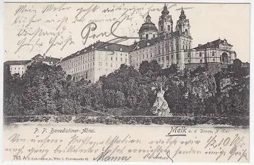 Melk a. d. Donau, N -Oe. P. P. Benedictiner-Abtei. 1900