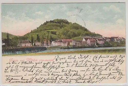 Gruss aus Wildon (Ost-Ansicht). 1890