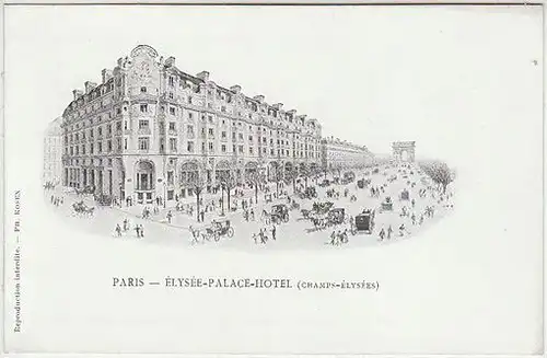 Paris - Élysé-Palace-Hotel (Champs-Élysées). 1900