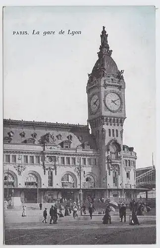 Paris. La gare de Lyon 1900