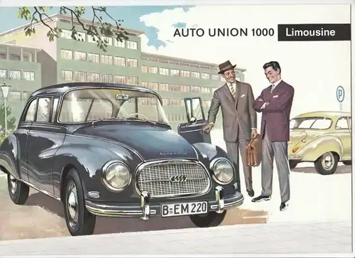 Auto Union 1000. Limousine. 1960