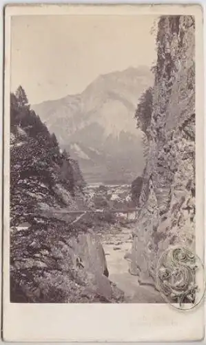 Sortie de la Vallee de Tamina. 1875