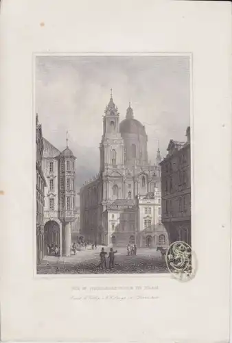 Der St. Nickolauskirche in Prag. 1842 4420-11