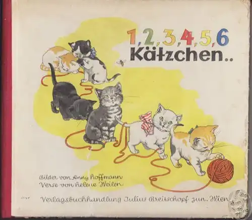 WEILEN, 1, 2, 3, 4, 5, 6 Kätzchen. 1951