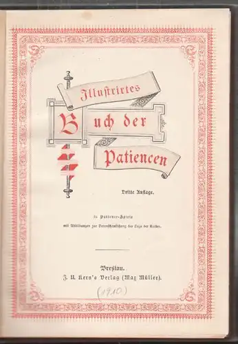 PATIENCEN, Illustriertes Buch der. 1910