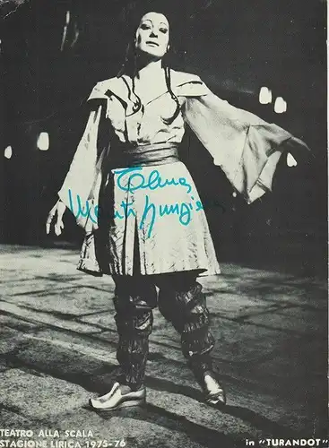Teatro alla Scala. Stagione Lirica 1975-76 in "Turandot". MAUTI-NUNZIATA, Elena,