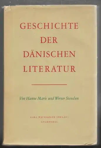 SVENDSEN, Geschichte der dänischen Literatur. 1964