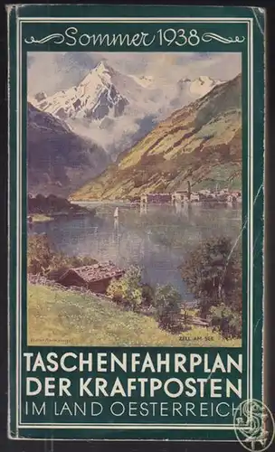 Taschenfahrplan der Kraftposten im Land... 1938