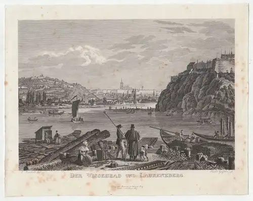 Der Wissehrad und Laurenzberg. 1835