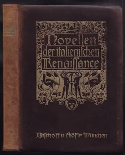 REDAELLI, Novellen der italienischen Renaissance. 1909