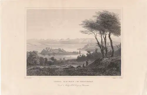 Insel Meinau am Bodensee. 1850
