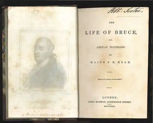 The Life of Bruce. The African Traveller. HEAD, F[rancis] B[ond].