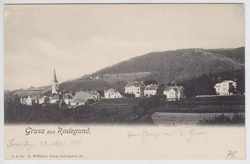 Gruss aus Radegund. 1890