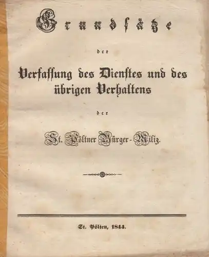 Grundsätze der Verfassung des Dienstes und des... 1844