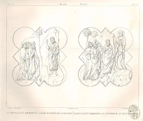 Le tre porte del battistero di San Giovanni di Firenze. Incise ed illustrate. [L