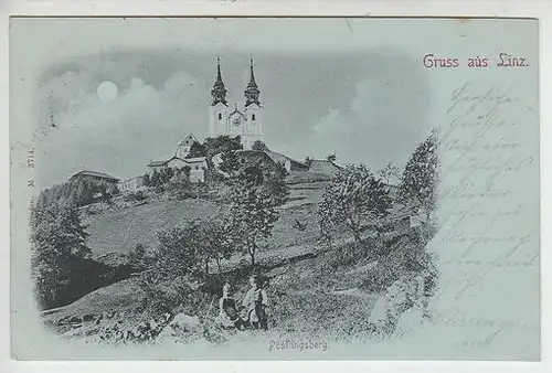 Gruss aus Linz. Pöstlingsberg. 1890