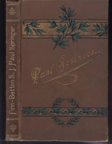 FINN, Paul Springer, ein kleiner amerikanischer... 1900