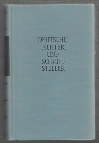 LENNARTZ, Deutsche Dichter und Schriftsteller... 1959