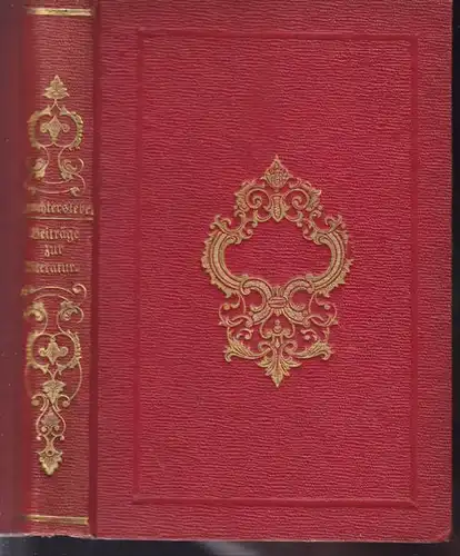 FEUCHTERSLEBEN, Beiträge zur Literatur, Kunst... 1837