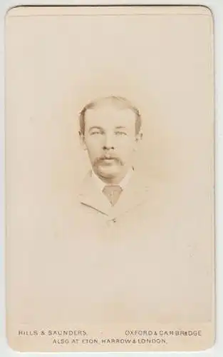 [Portrait eines Mannes]. 1878