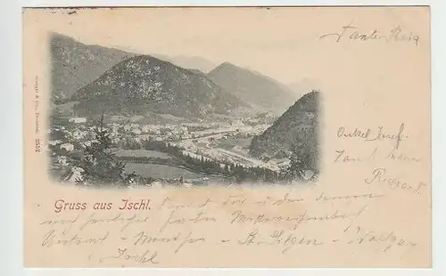 Gruss aus Ischl. 1890