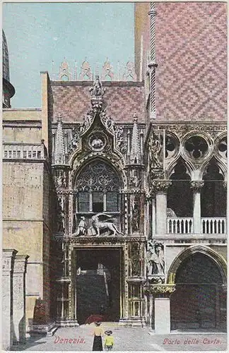 Venezia. Porto della Carta. 1900