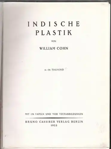 COHN, Indische Plastik. 1922