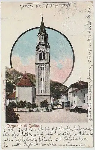 Campanile di Cortina. 1890