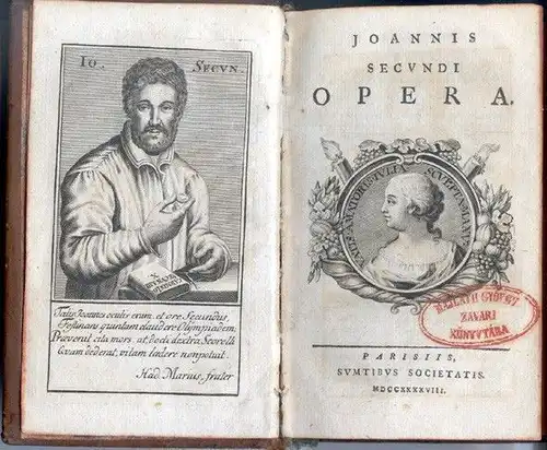 JOAHANNES SECUNDUS d. i. Jan Nicolaas Everaerts., Joannis... 1748